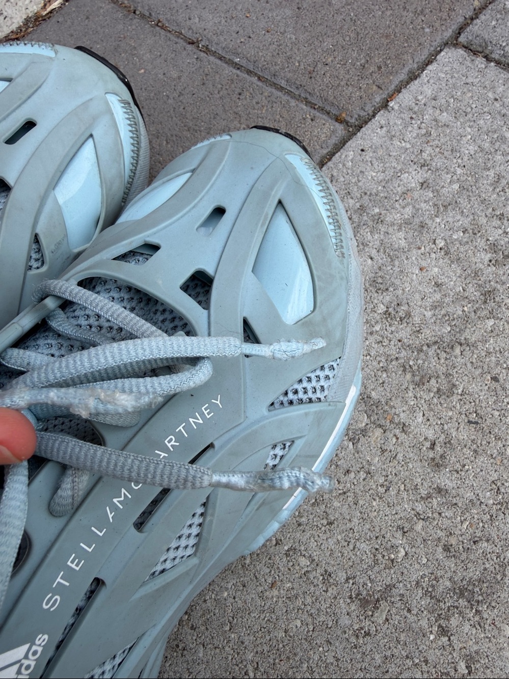 Adidas by Stella McCartney Women's blue gray Solarglide Sneaker Shoes 7 - Picture 10 of 10